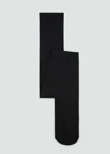 Calcetines largos de lycra color negro.