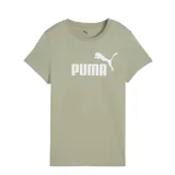 Remera de hombre Puma Logo Tee, color amarillo con logo estampado en el pecho.
