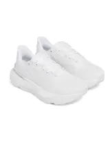 Championes Under Armour Infinite Pro 2 para mujer, color blanco. Ideales para running, ofrecen soporte y amortiguación UA HOVR+.