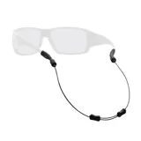 Sujeta lentes ajustable color negro, ideal para mantener los lentes en su lugar.