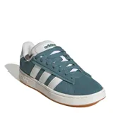 Championes Adidas Grand Court Alpha, color azul con detalles en blanco.