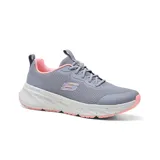 Championes deportivos Skechers Relaxed Fit: Edgeride - Smooth Journey color gris con detalles en rosa. Con plantilla Air Cooled Memory Foam, ajuste Relaxed Fit y suela con buen agarre.