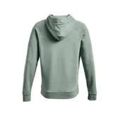 Canguro Under Armour de hombre, color verde agua con logo grande en el pecho.