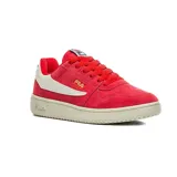 Championes Fila Acd Classic de gamuza color rojo con detalles en blanco.