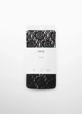 Medias de red color crudo de la marca MNG. Talla única.