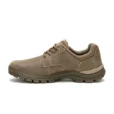 Zapato acordonado Caterpillar Threshold Low color marrón, de cuero, con forro de malla de nylon suave y transpirable, plantilla de espuma acolchada, entresuela de EVA y suela de goma duradera para tracción.