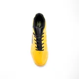 Championes de fútbol Umbro, color amarillo con detalles en negro, para hombre. Modelo Velocita VI League TF, ideal para fútbol 5.