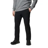 Pantalón de senderismo negro con forro termorreflectante Omni-Heat™, tejido elástico en 2 direcciones, repelencia avanzada Omni-Shield™, cinturón extraíble integrado, bolsillos para las manos, bolsillo de seguridad con cremallera, cremalleras en las piernas para una apertura extendida, abertura de pierna reforzada y cinchas en el dobladillo de las piernas.