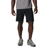 Short negro de senderismo, con tecnología Omni-Shade™ Broad Spectrum UPF 50 y Omni-Wick™. Cuenta con cinturón integrado y extraíble, elástico parcial en la cintura, bolsillos para las manos, bolsillo de seguridad con cremallera y bolsillo tipo cargo.