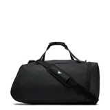 Bolso deportivo Adidas Essentials 3, color negro con logo y detalles en blanco, con doble asa de mano y correa ajustable para el hombro.