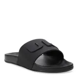 Chanclas Umbro Flip negras con logo en relieve en la tira.