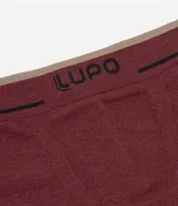 Bóxer negro sin costuras de poliamida con elástico en la cintura con el logo de la marca.