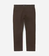 Pantalón de vestir color gris claro, de corte slim fit y largo cropped.
