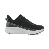 Zapatillas deportivas Umbro Storm para hombre, color negro con detalles en gris y verde agua.