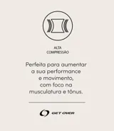 Legging deportiva ajustada al cuerpo, color verde oscuro, con una franja lateral blanca que recorre la pierna. Posee cintura alta y tiro medio.