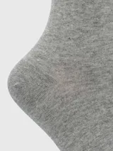 Calcetines grises con logo bordado de Hush Puppies.