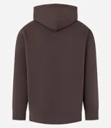 Buzo masculino comfort cerrado, con capucha y cordón para ajustes. Tiene bolsillo delantero y mangas largas.