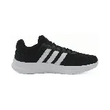 Championes Adidas Lite Racer 4.0 de hombre, color negro con las tres tiras blancas y suela blanca con tecnología Cloudfoam.