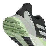 Championes Adidas Terrex Soulstride para hombre, color verde lima, negro y gris. Ideales para trail running.