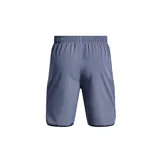 Short deportivo Under Armour de hombre, color gris, con cintura elástica y cordón ajustable.