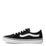 Championes Vans Old Skool UA SK8 unisex, color negro con la Sidestripe blanca. Confeccionados en lona y gamuza, con suela waffle de goma.
