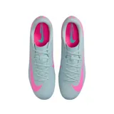 Championes de fútbol Nike Mercurial Vapor 16 Academy, color celeste con detalles en azul.