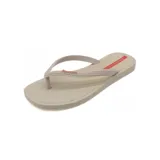 Ojotas Ipanema Solar Fem color beige con detalle de textura en las tiras.