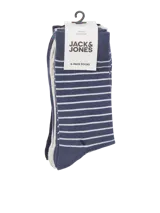Pack de cinco pares de medias deportivas de algodón con ajuste cómodo. Diseño básico a rayas y lisas, confeccionadas en tejido liviano y elástico.