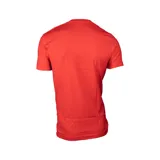 Remera roja de algodón con estampa del logo Converse Star Chevron en negro.