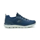 Championes Skechers Summits - Repinski color azul marino, con cordones elásticos y plantilla Memory Foam.