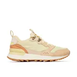 Zapatillas urbanas Merrell Alpine 83 Sneaker Recraft color beige con detalles en marrón. Confeccionadas con materiales reciclados, cuello de neopreno elástico, contrafuerte de TPU moldeado, forro de malla transpirable, plantilla extraíble de espuma EVA y suela exterior de caucho.
