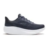Championes deportivos Skechers Max Cushioning Essential Momentum, color azul marino, con cordones y capellada de malla transpirable. Cuenta con plantilla Skechers Air-Cooled Goga Mat, entresuela Ultra Go y tecnología Natural Rocker.