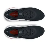 Zapatillas deportivas Under Armour Phantom 4, color negro con detalles en blanco y gris.