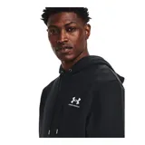 Buzo con capucha celeste de Under Armour, con logo bordado en el pecho y bolsillo tipo canguro.