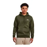 Buzo con capucha celeste de Under Armour, con logo bordado en el pecho y bolsillo tipo canguro.