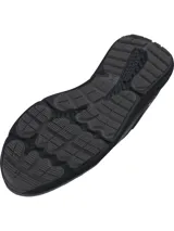 Championes de running Under Armour Charged Verssert 2 para mujer, color negro con detalles en gris y rosa.