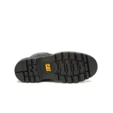 Bota de caña media Caterpillar Colorado 2.0 Canvas para hombre, color gris oscuro, con cordones y suela de goma.