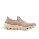 Championes deportivos Skechers Hands Free Slip-ins Glide Step Pro Everyday Citizen, color rosa claro, sin cordones, con capellada de tejido de punto técnico Stretch Fit, plantilla Skechers Air-Cooled Memory Foam y entresuela geométrica acolchada Glide-Step.