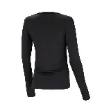 Remera térmica de manga larga Topper, color negro con logo estampado en el pecho.