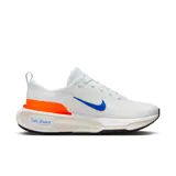 Championes de running Nike Invincible 3 Blueprint de mujer, color blanco con detalles en azul y naranja.