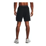 Short deportivo negro de hombre, marca Under Armour, modelo Vanish. Confeccionado en tejido transpirable de secado rápido, con cintura elástica y logo de la marca en la pierna izquierda.