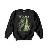 Buzo negro de algodón con estampa del poster de la película El Exorcista.