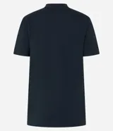Remera negra de algodón con cuello redondo y mangas cortas. Estampado frontal de Hello Kitty vestida como una estrella de rock.