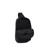 Bolso bandolera Nike Aura unisex color negro con logo blanco.