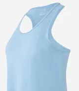 Musculosa deportiva roja de microfibra con perforaciones y espalda estilo nadador.