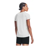 Remera deportiva Under Armour color fucsia con logo blanco estampado en el frente.
