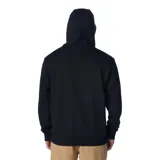 Buzo hoodie Columbia color mostaza con logo estampado en el pecho, bolsillo tipo canguro, puños y cintura acanalados.