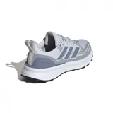 Championes Adidas Ultrarun 5 TR para running, color gris claro con detalles en gris oscuro y blanco.