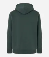 Buzo masculino comfort cerrado, con capucha y cordón para ajustes. Tiene bolsillo delantero y mangas largas.