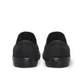 Zapatillas Converse Chuck Taylor All Star Ox de lona negra con suela de goma a tono.